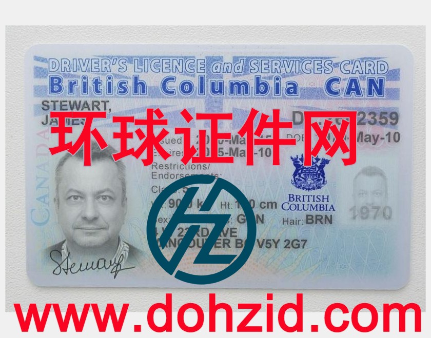 加拿大不列颠哥伦比亚省驾驶证