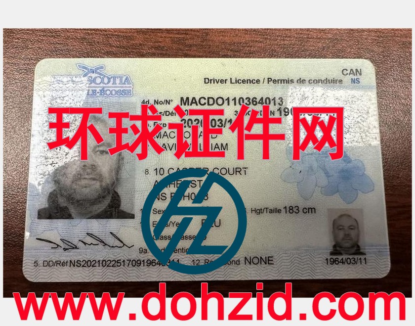 加拿大新斯科舍省驾驶证 加拿大新斯科舍省驾驶证