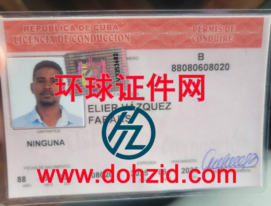 古巴驾驶证 古巴驾驶证