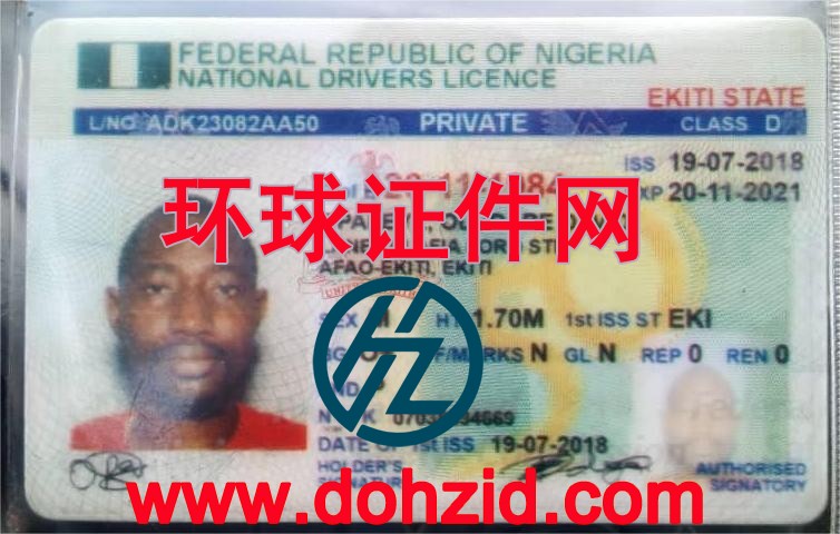 尼日利亚驾驶证 尼日利亚驾驶证