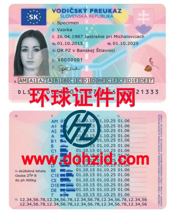 斯洛伐克驾驶证