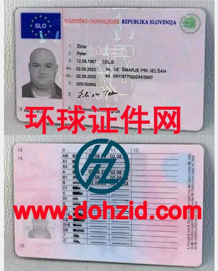 斯洛文尼亚驾驶证 斯洛文尼亚驾驶证