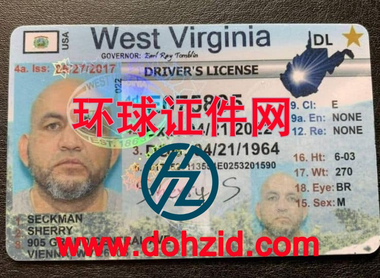 美国西弗吉尼亚州驾驶证