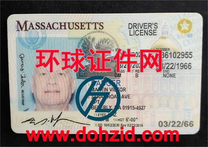 美国马萨诸塞州驾驶证